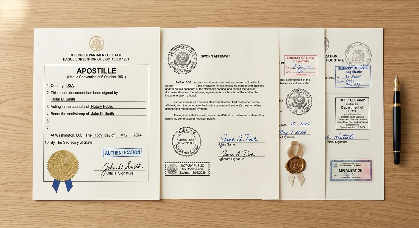 Documentos para estudiar en el exterior: Apostilla y traducción completa