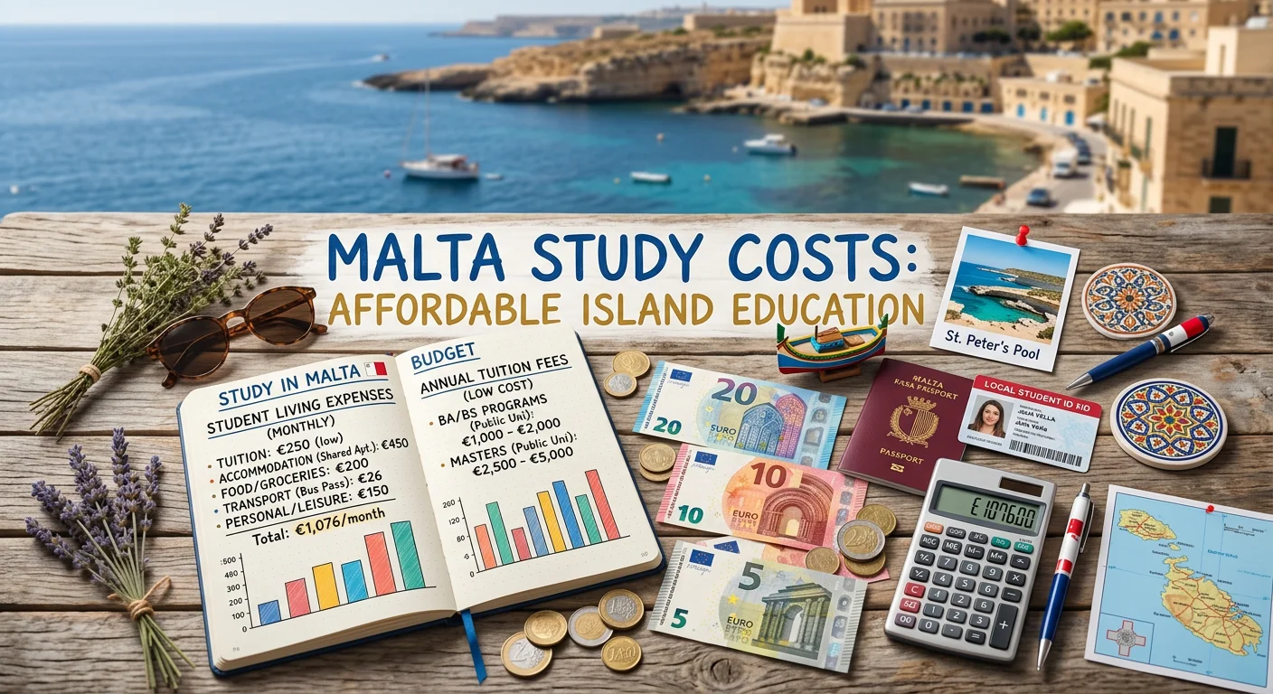 Cuánto cuesta estudiar en Malta: Presupuesto completo 2026