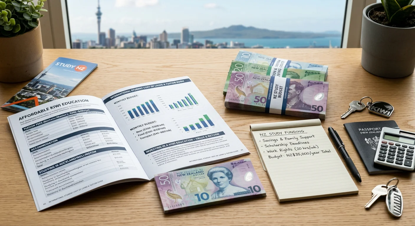Cuánto cuesta estudiar en Nueva Zelanda: Presupuesto 2026