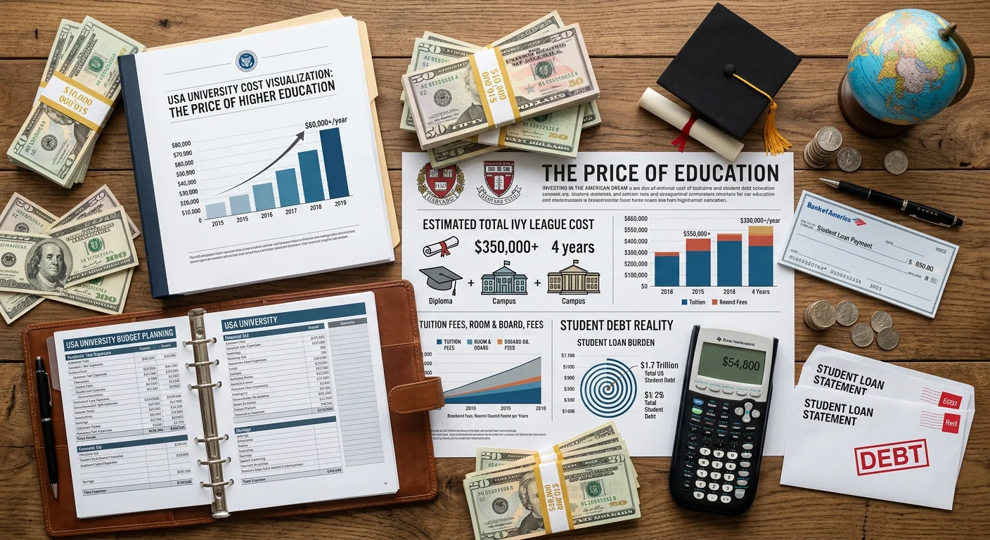 Cuánto cuesta estudiar en USA: Presupuesto completo 2026
