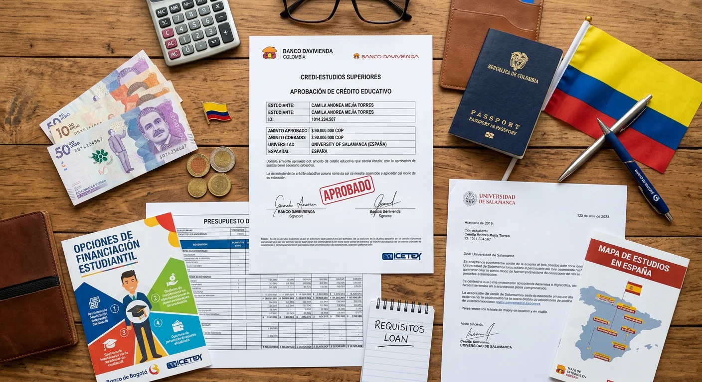 Préstamos para estudiar en el exterior desde Colombia: Opciones completas 2026