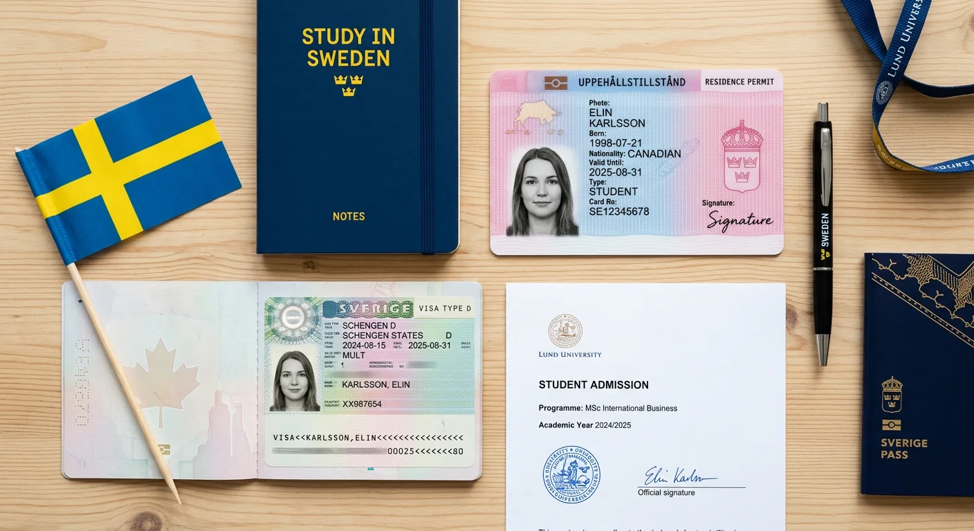 Visa de estudiante para Suecia 2026: Guía completa